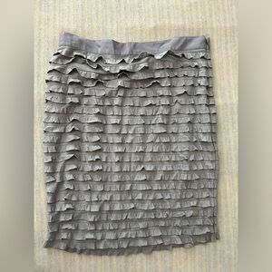 NWT NOS Banana Republic Petite Ruffle Skirt Sz 8 Petite